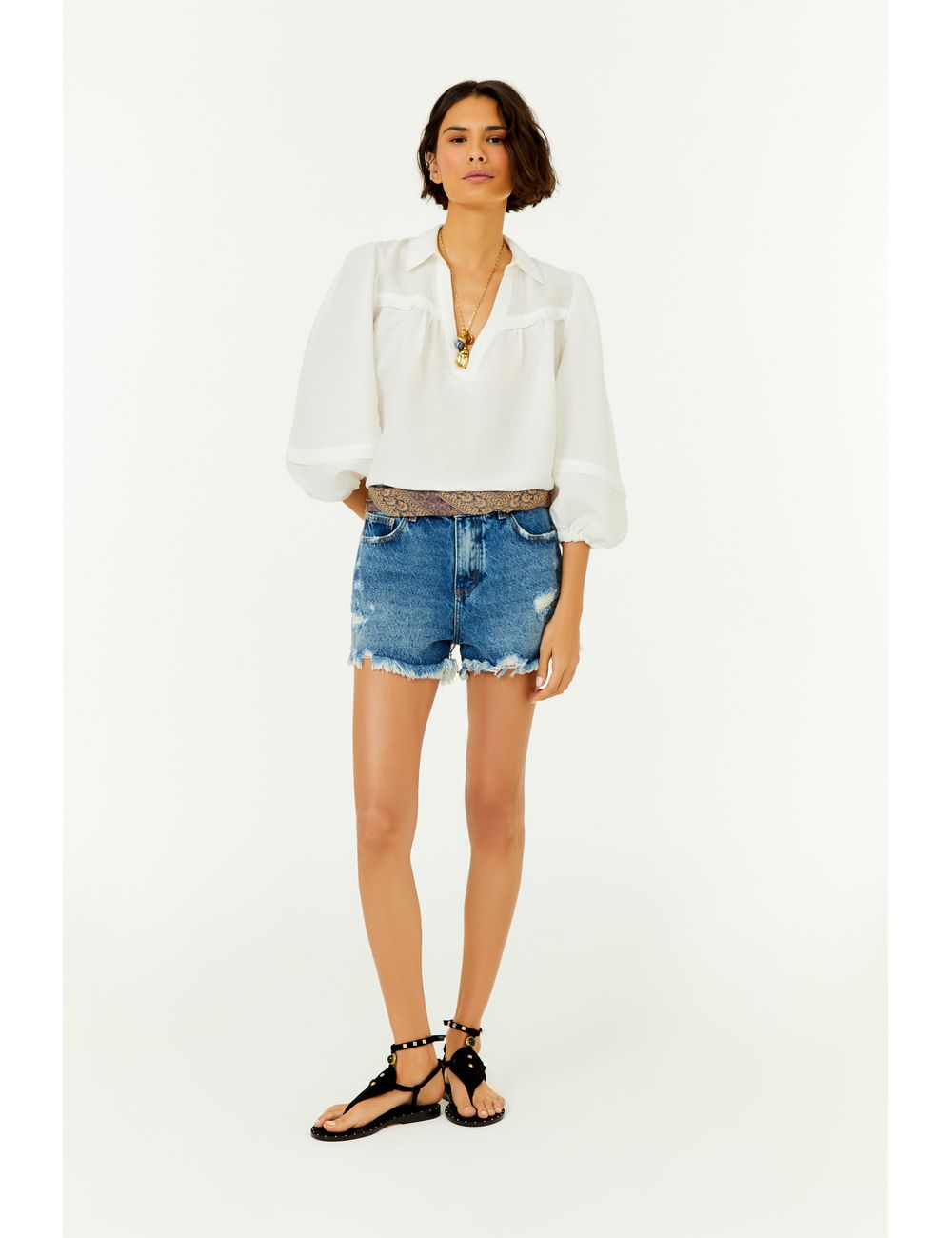 Short Jeans Vintage Mini Fendas