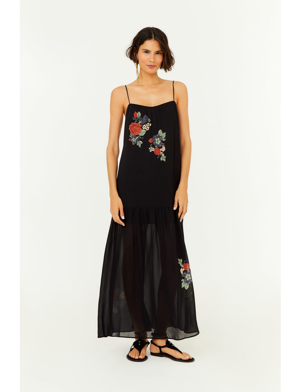 Vestido Midi Ggt Estampa Ameli