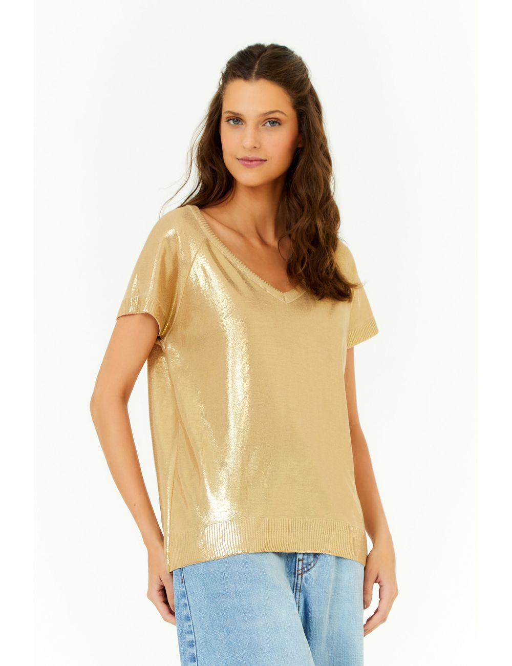 Blusa Tricot Foil
