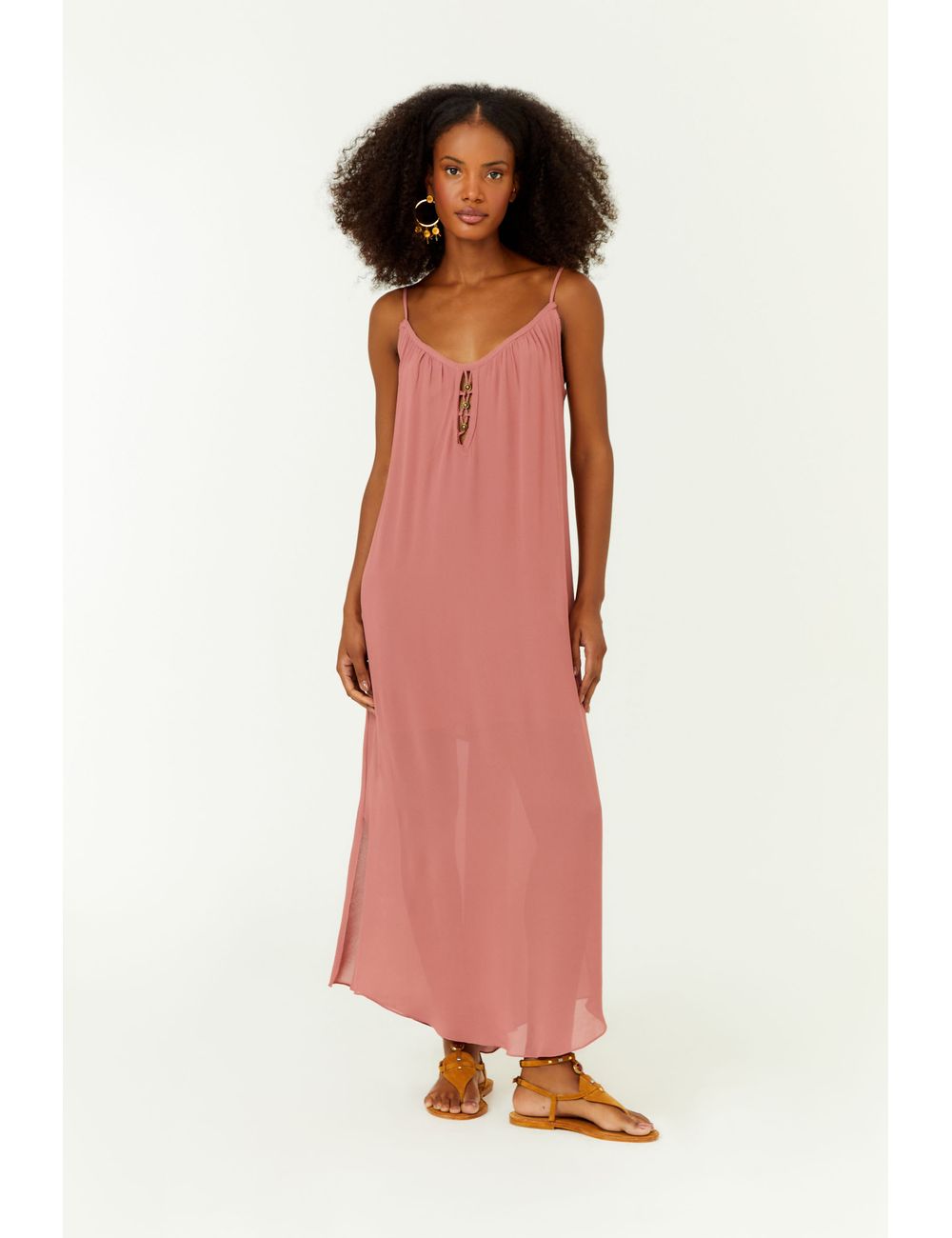 Vestido Midi Ggt Metais