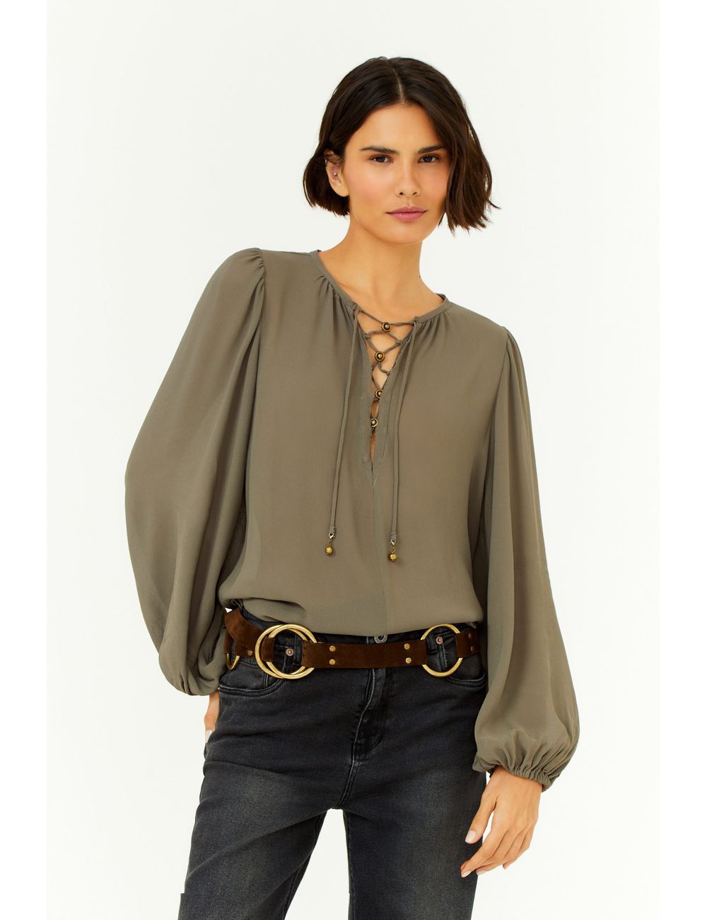 Blusa Ggt Decote Metais