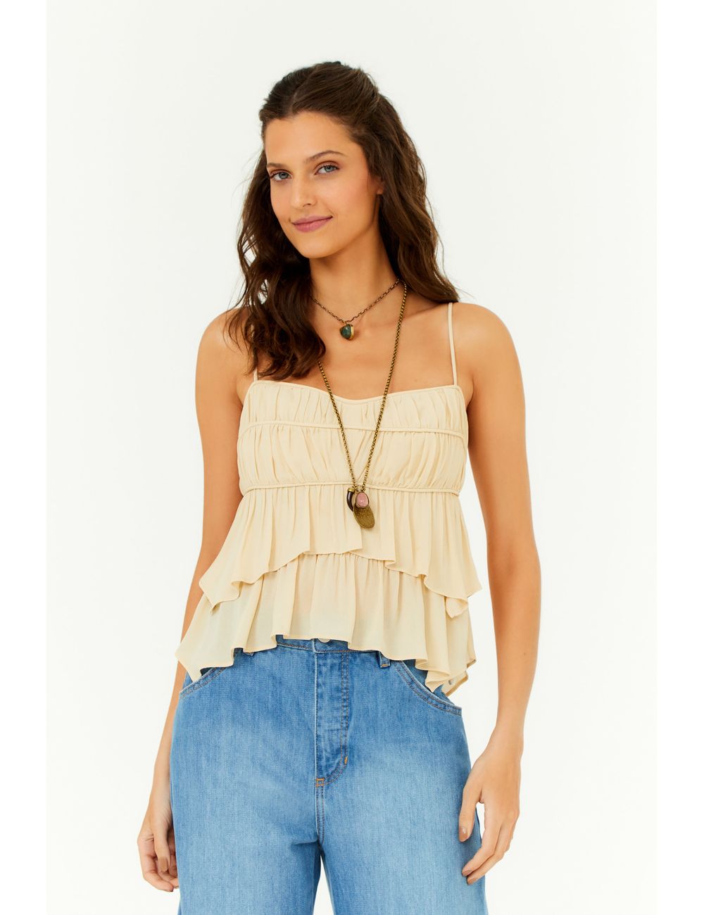 Blusa Alça Ggt Camadas