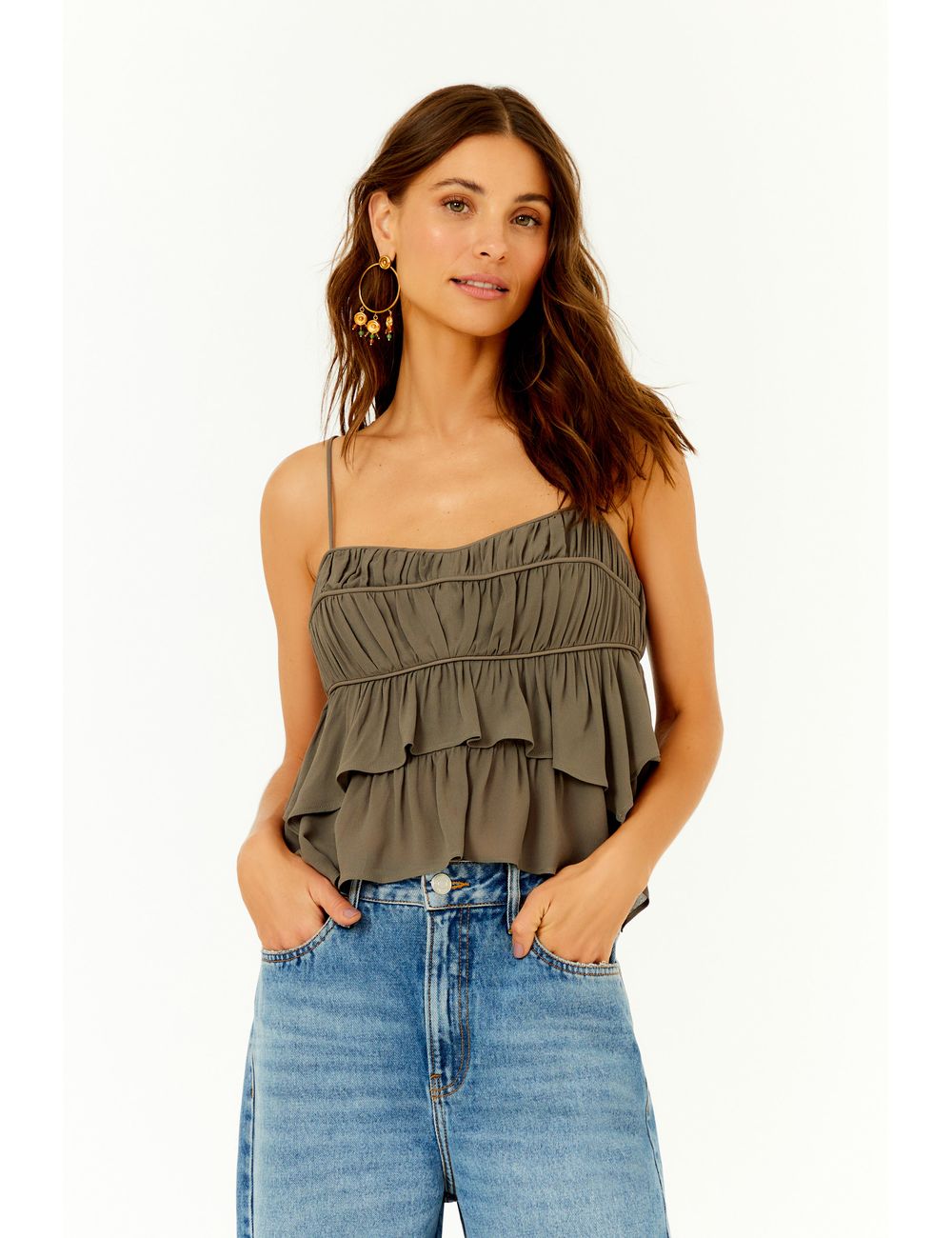 Blusa Alça Ggt Camadas