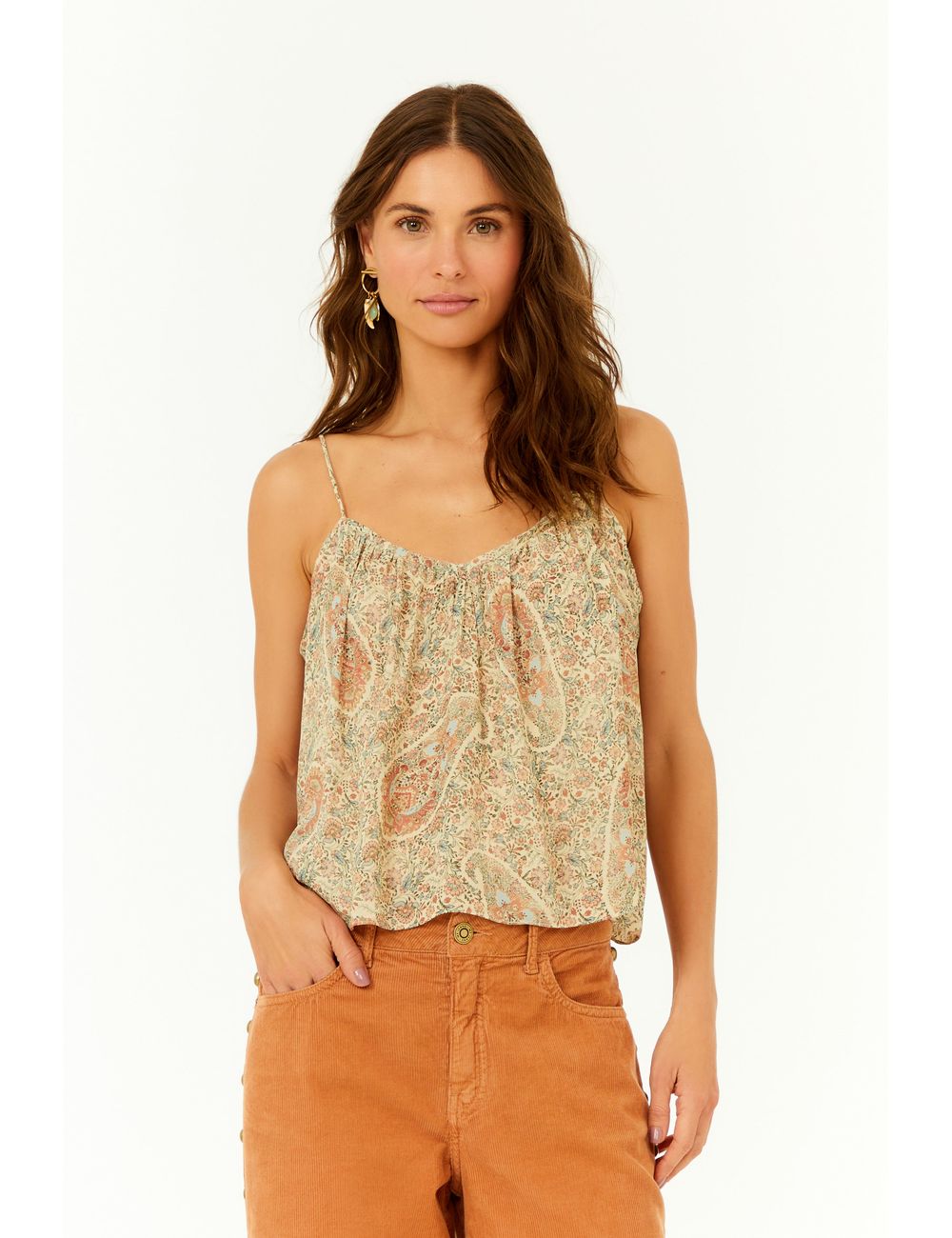 Blusa Alça Ggt Estampa Liberty