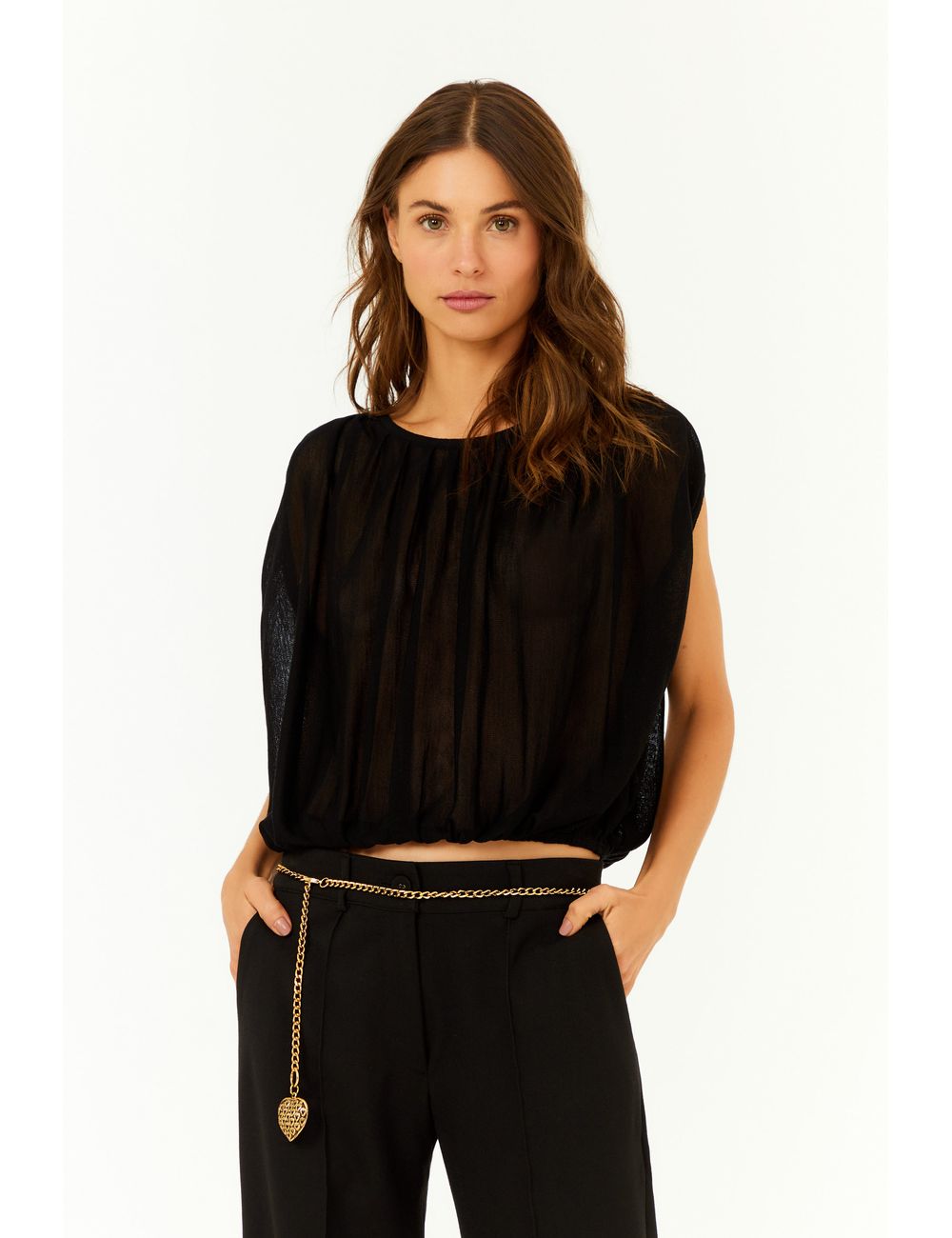 Blusa Tricot Franzidos