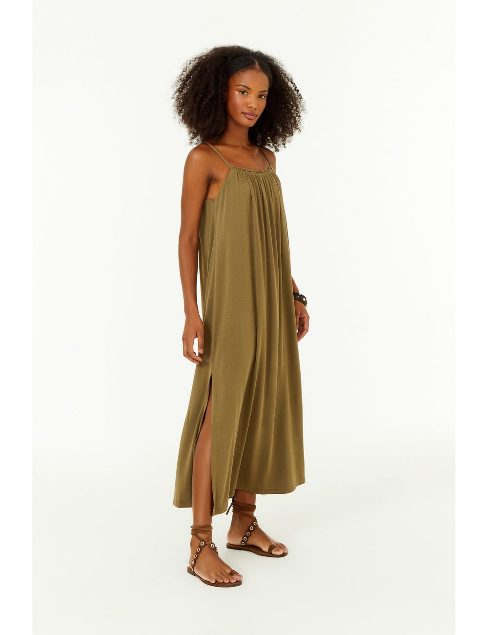 Vestido Midi Alcinha