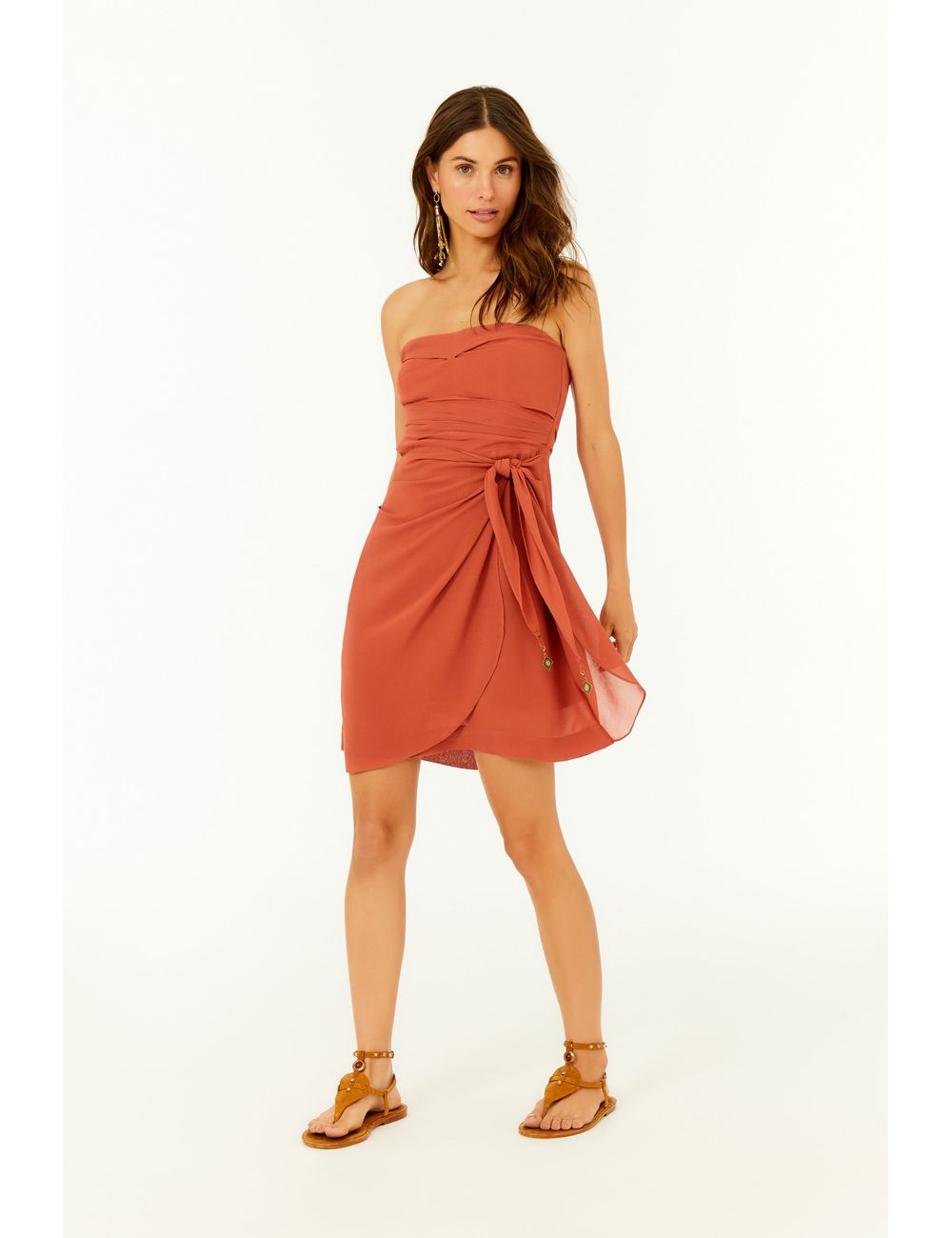 Vestido Curto Sem Alça Ggt