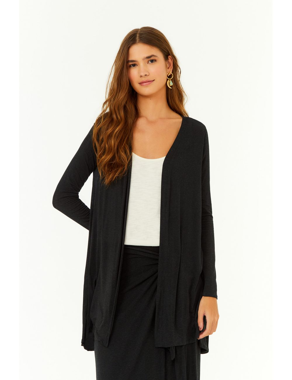 Cardigan Manga Longa