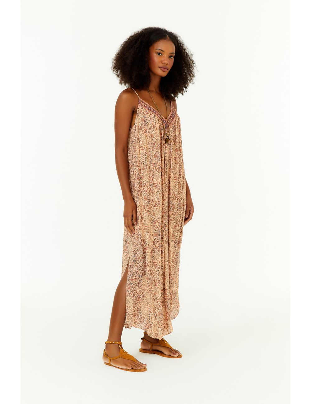 Vestido Midi Ggt Estampa Spell