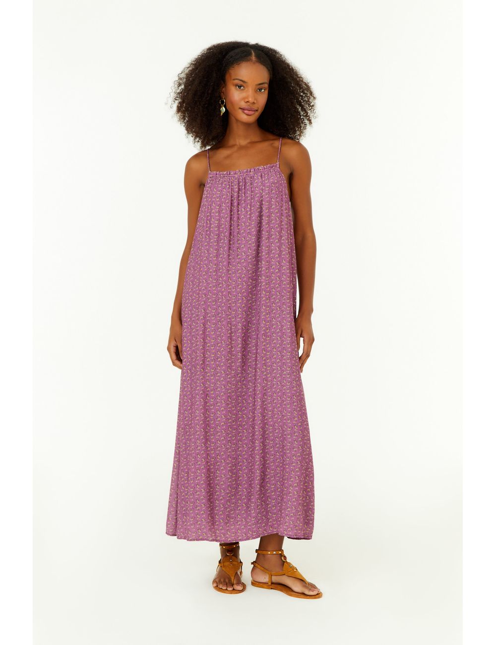 Vestido Alça Estampa Glam