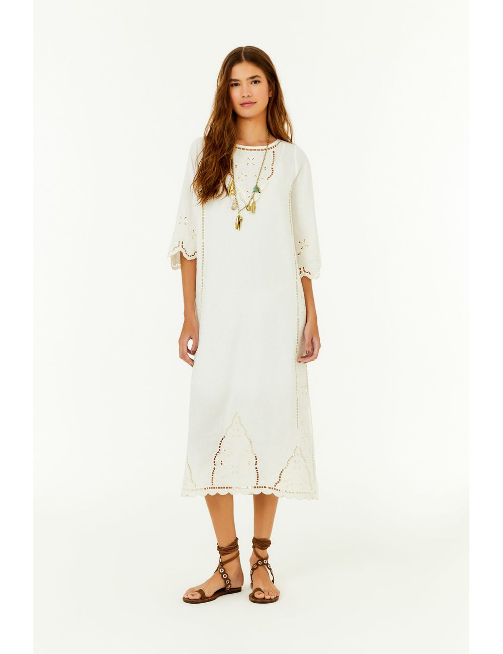Vestido Bordado Dhalia