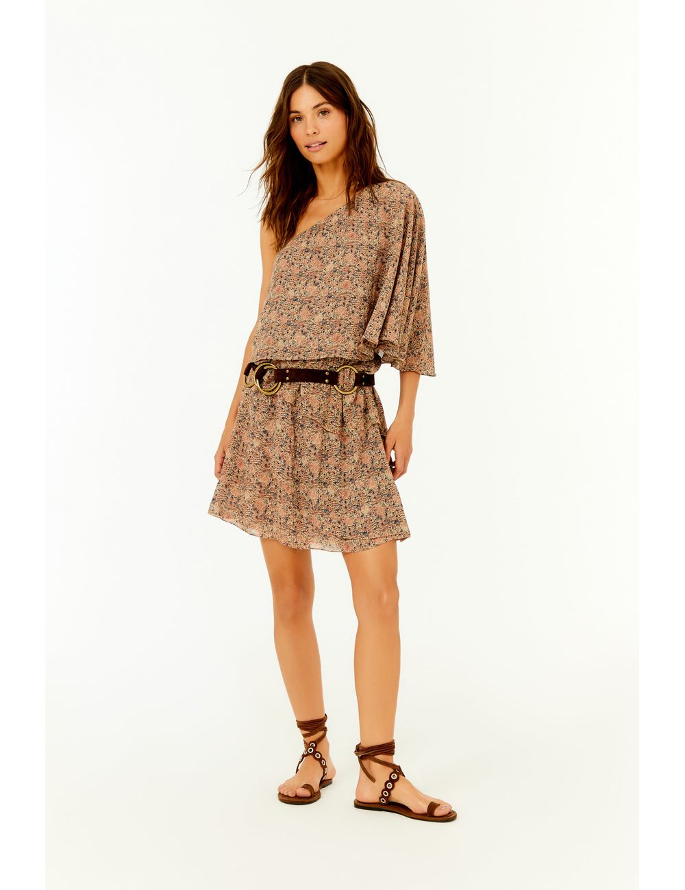 Vestido Curto Ggt Estampa Fable