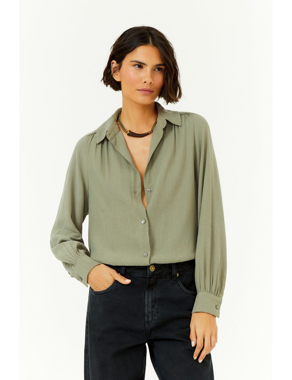 Camisa Pala Franzida