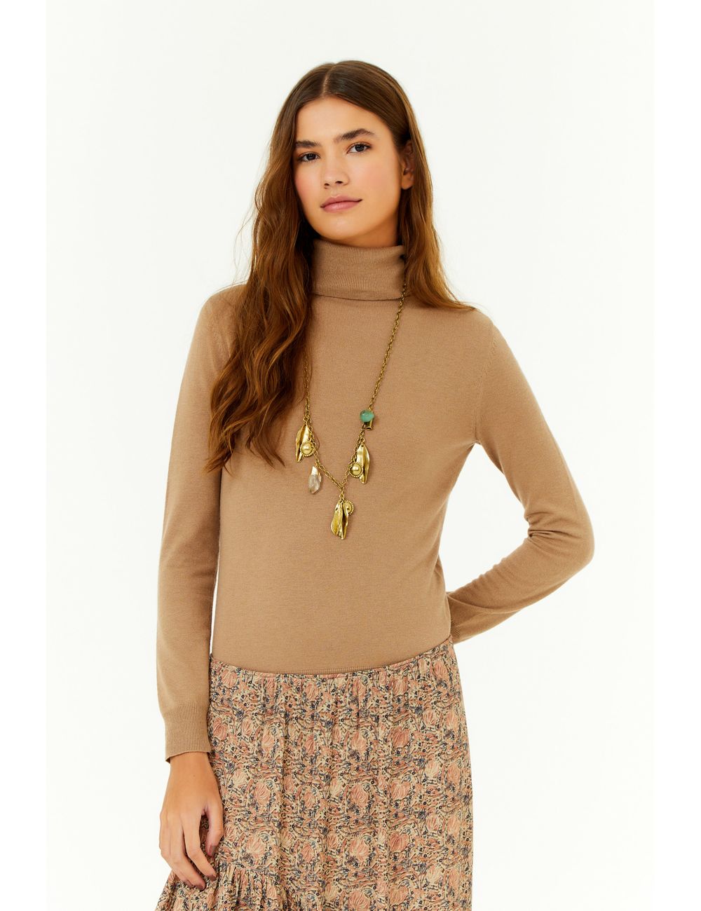 Blusa Tricot Gola Role