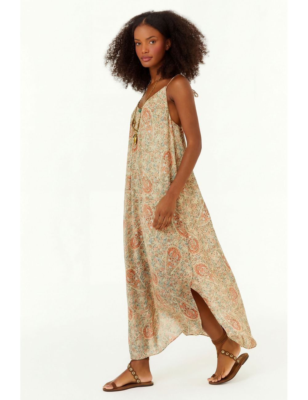 Vestido Midi Ggt Estampa Liberty