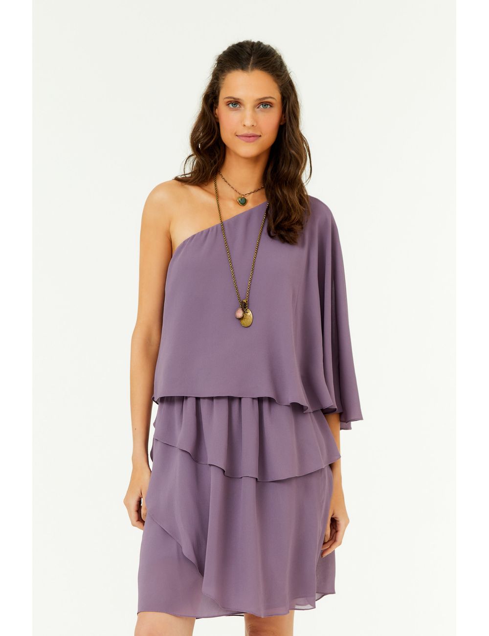 Vestido Curto Um Ombro Só Ggt