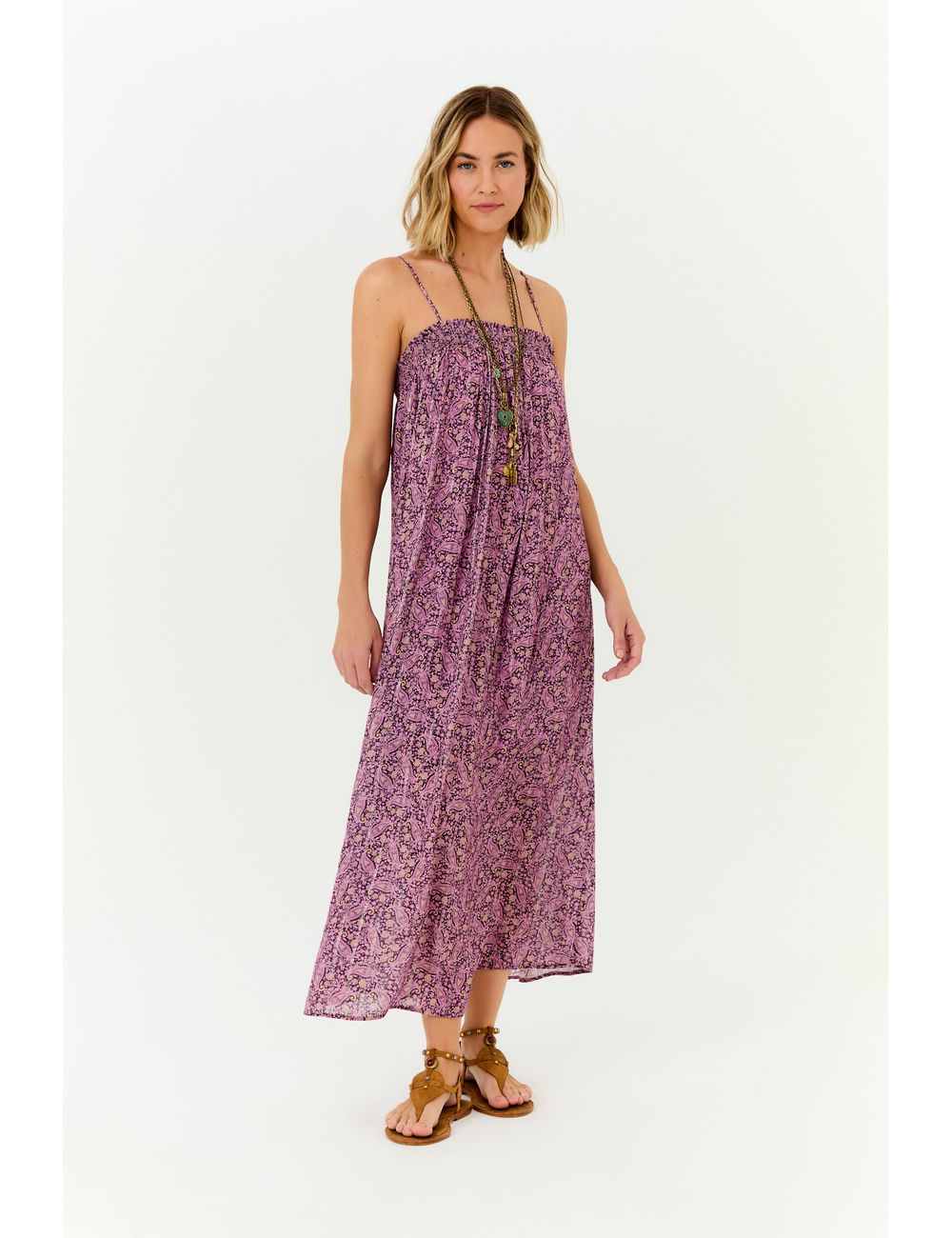 Vestido Lastex Decote Estampa Aysha