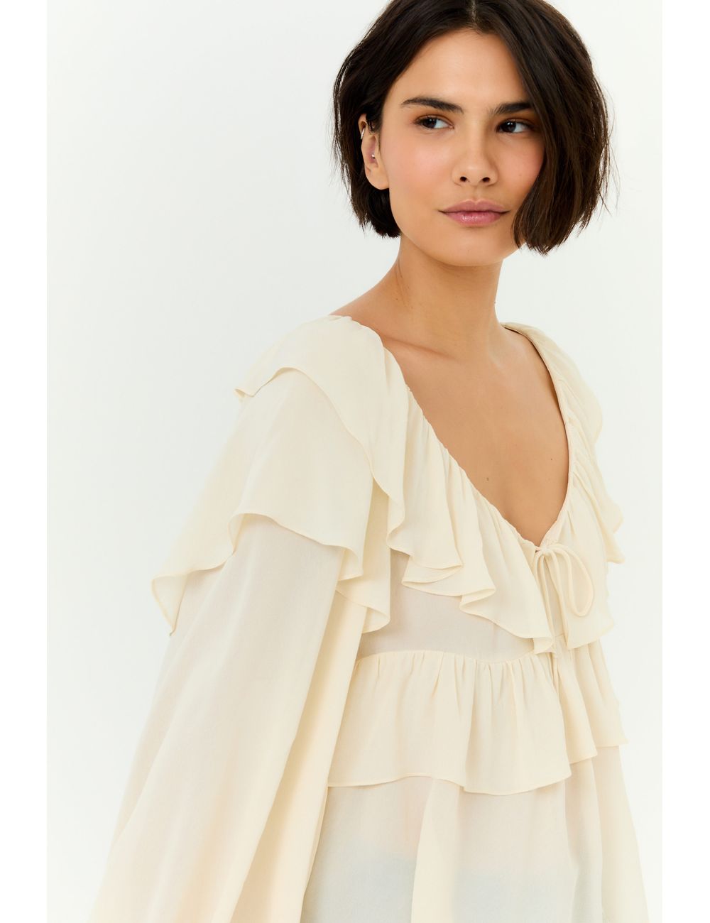 Blusa Manga Longa Ggt Camadas