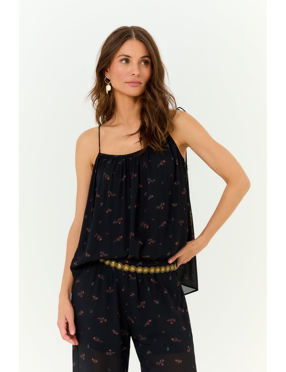 Blusa Alça Ggt Estampa Lily