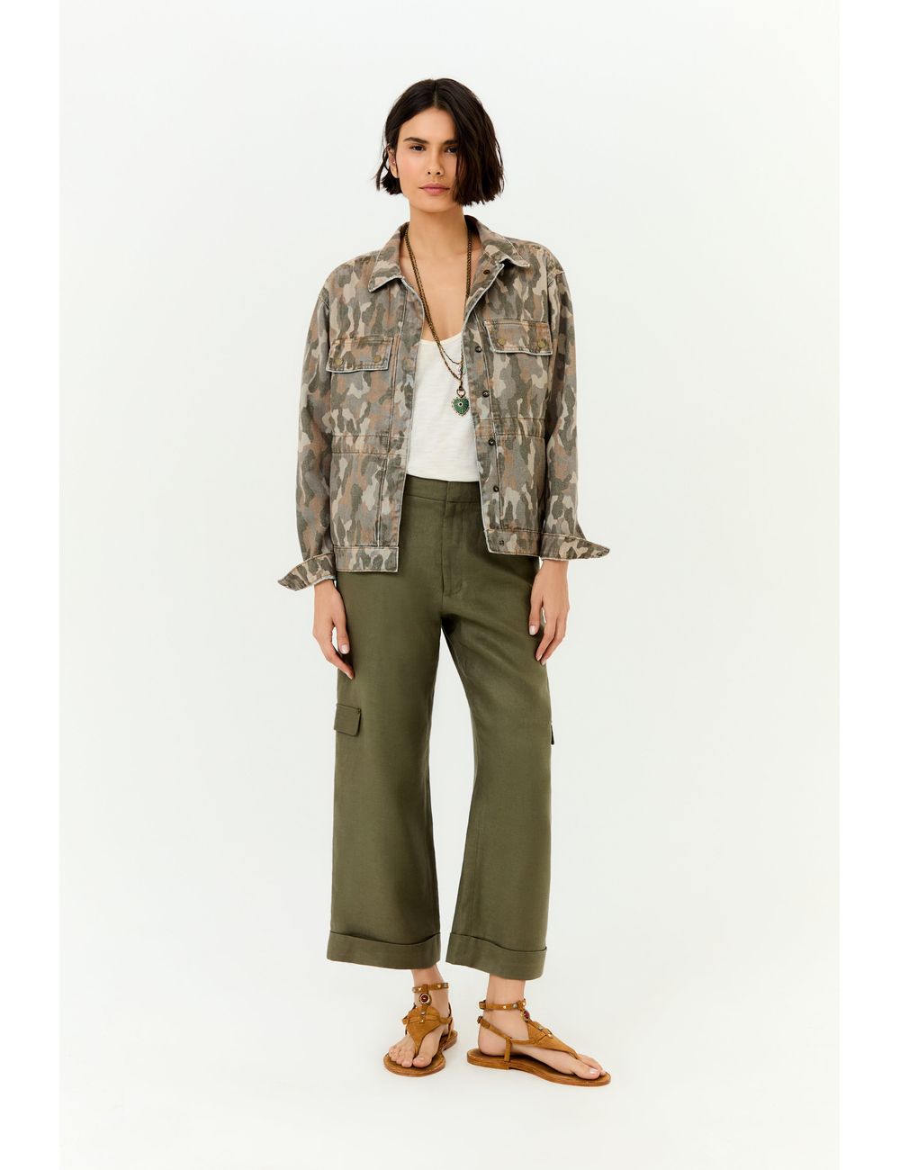 Calça Alfaiataria Utilitária Linho