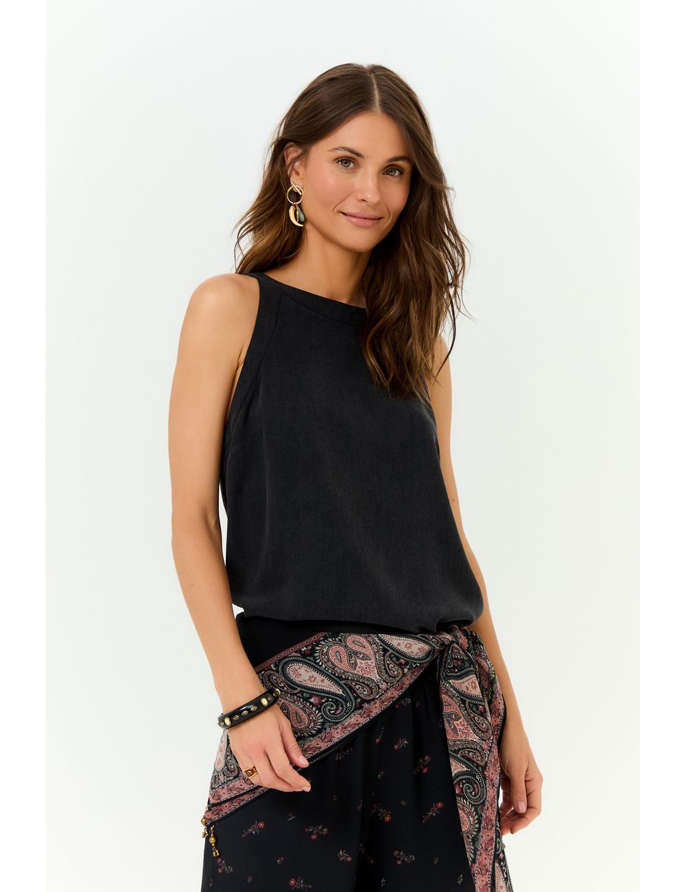 Blusa Decote Nadador