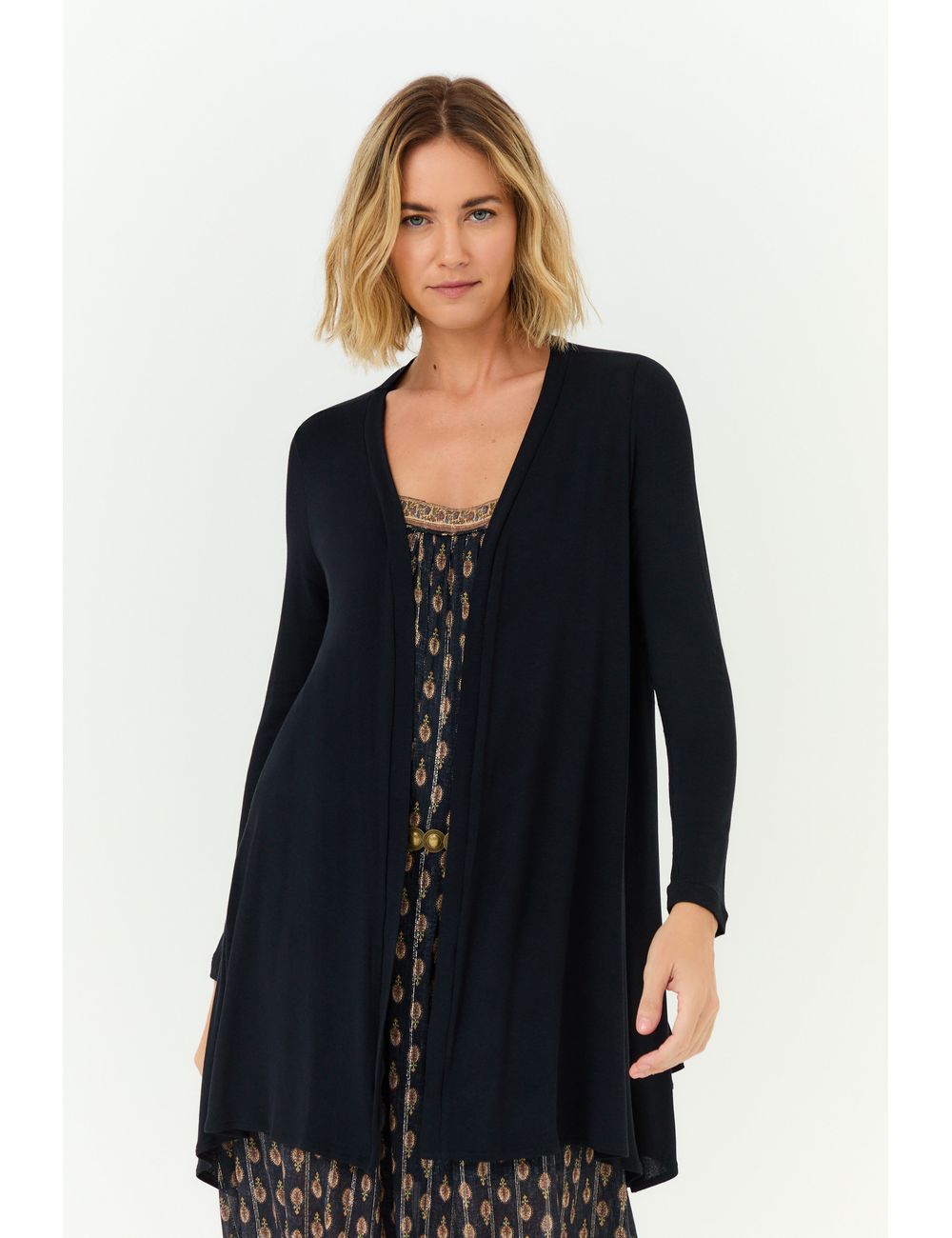 Cardigan Manga Longa