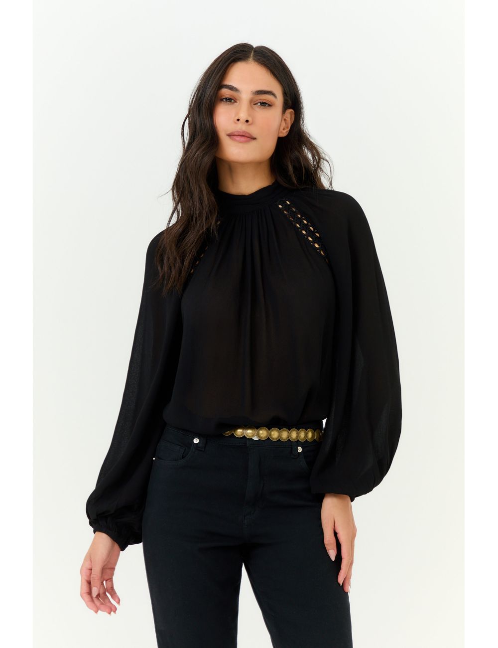 Blusa Ggt Recorte Trançado