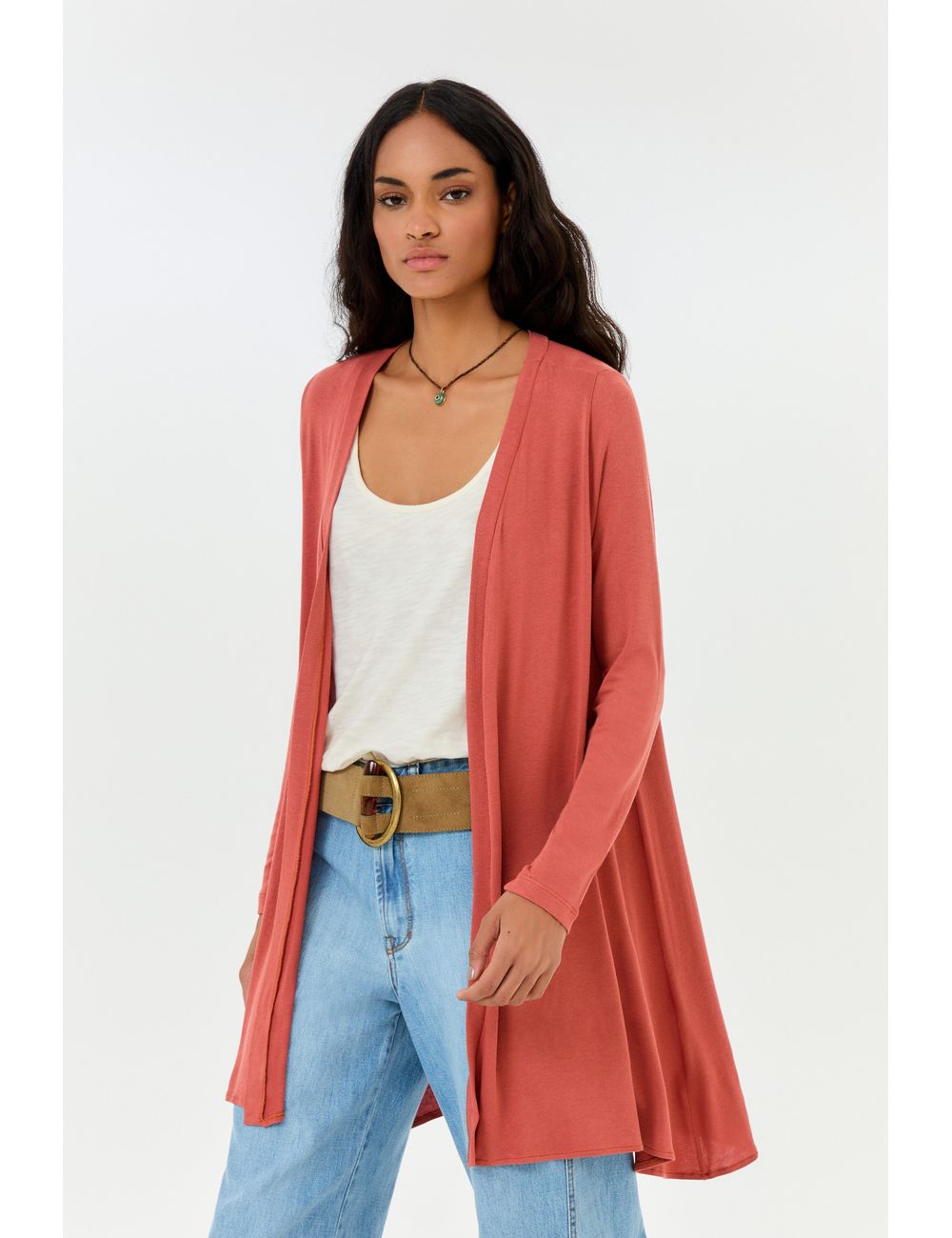 Cardigan Manga Longa