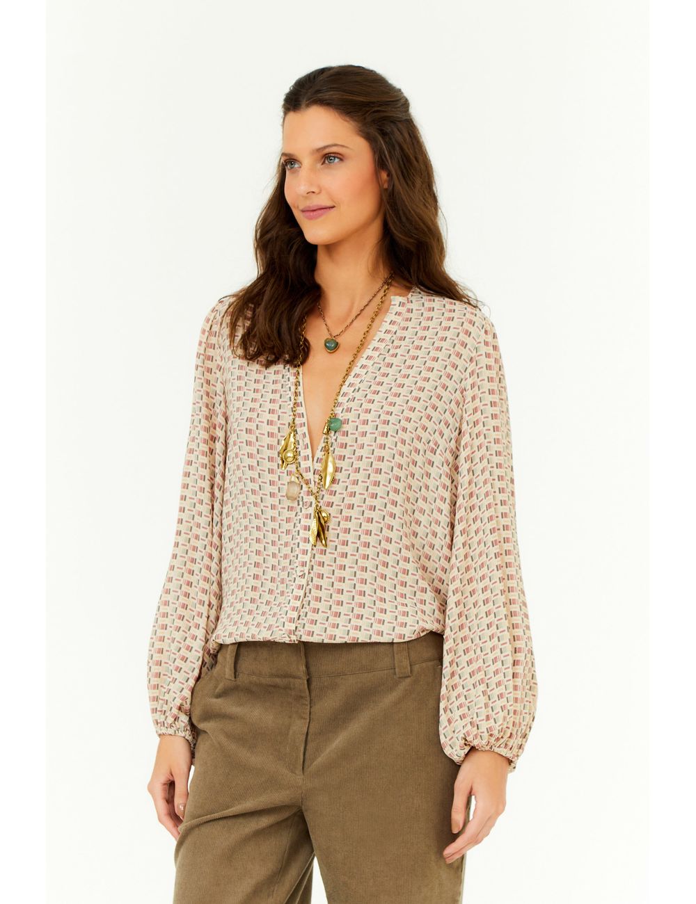 Camisa Ggt Estampa Mosaic