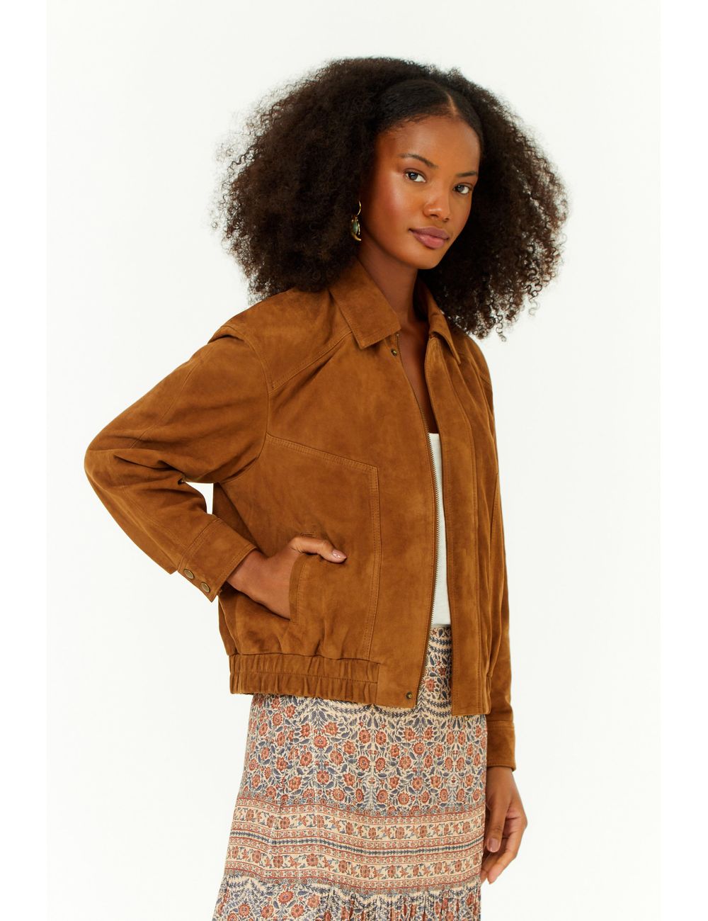 Jaqueta Bomber Chamois