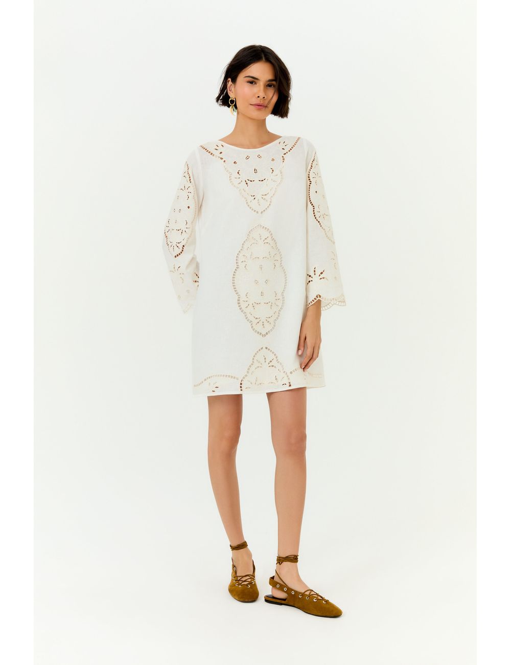 Vestido Curto Bordado Ivy