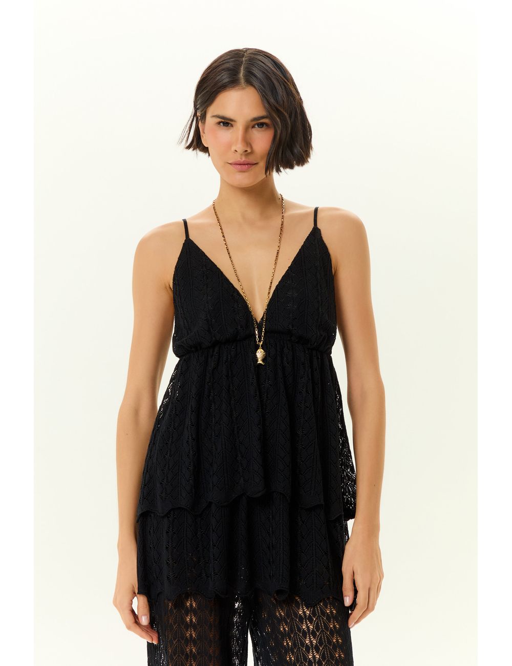 Blusa Tricot Ponto Desagulhado