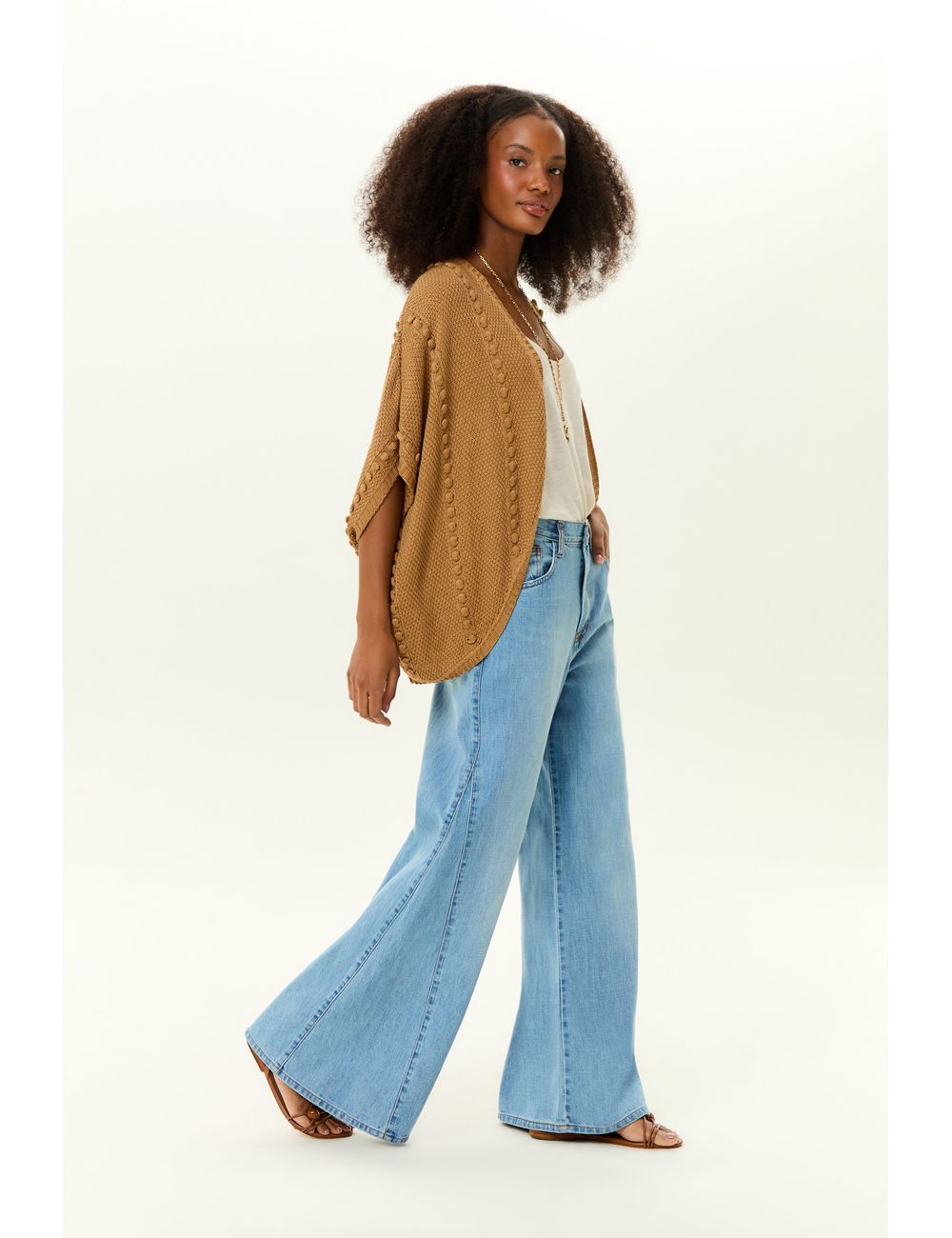 Calça Jeans Pantalona Nesgas