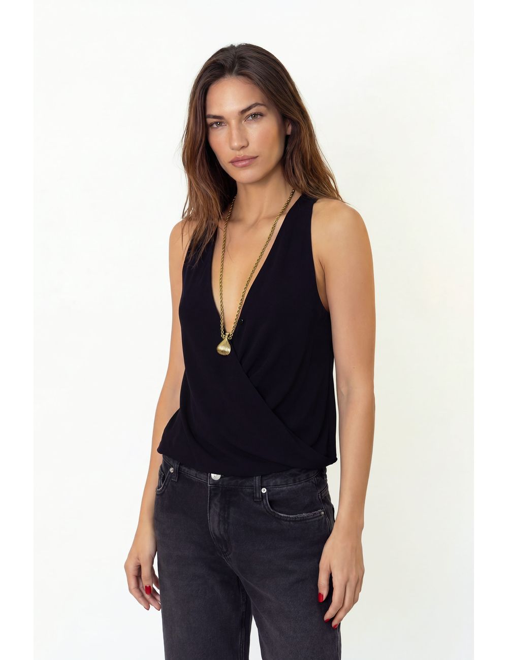 Blusa Transpassada Balone