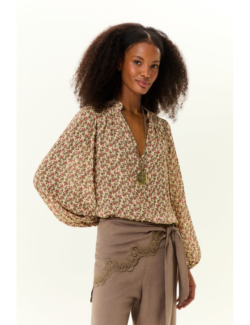 Blusa Manga Longa Ggt Estampa Ticy