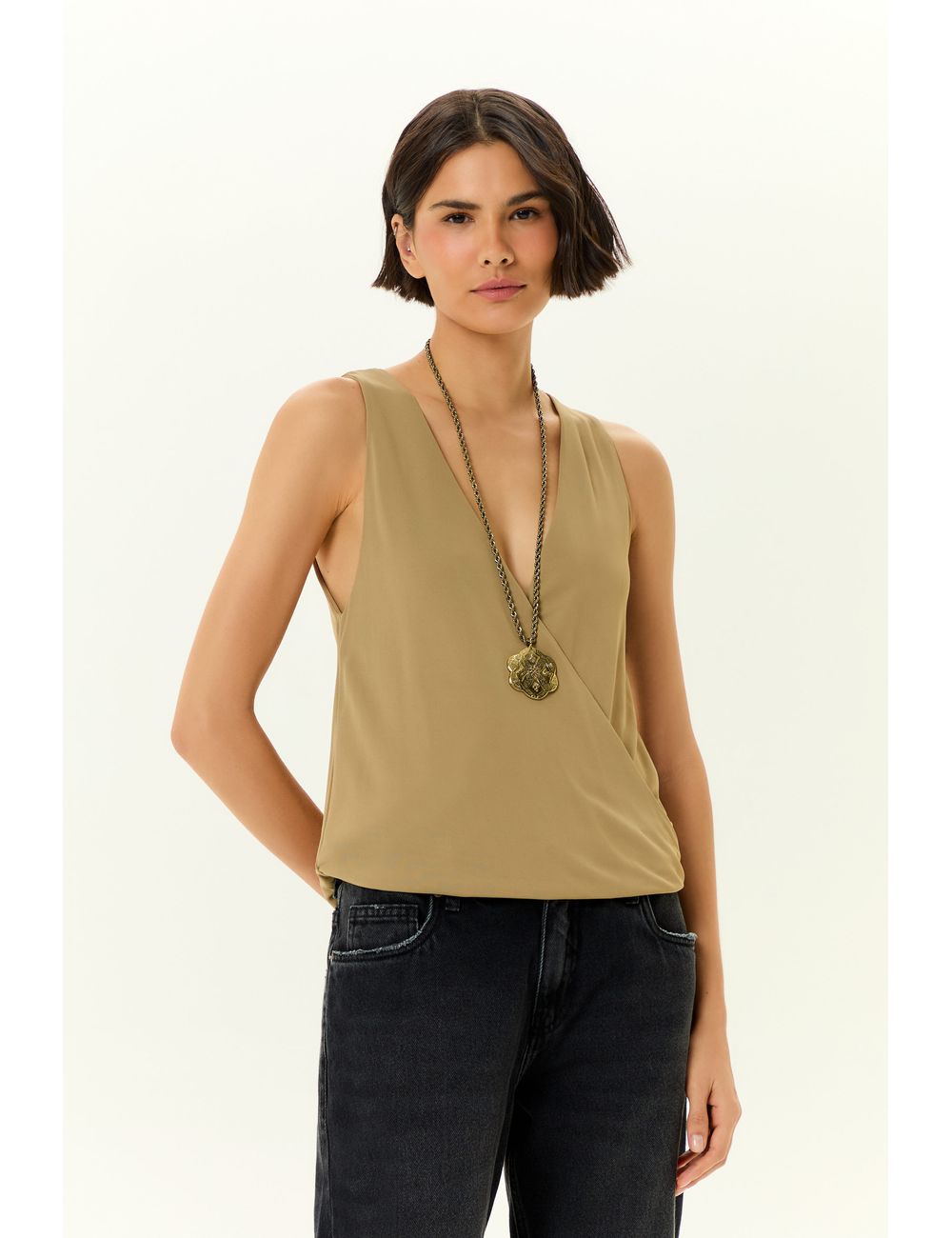 Blusa Transpassada Balone