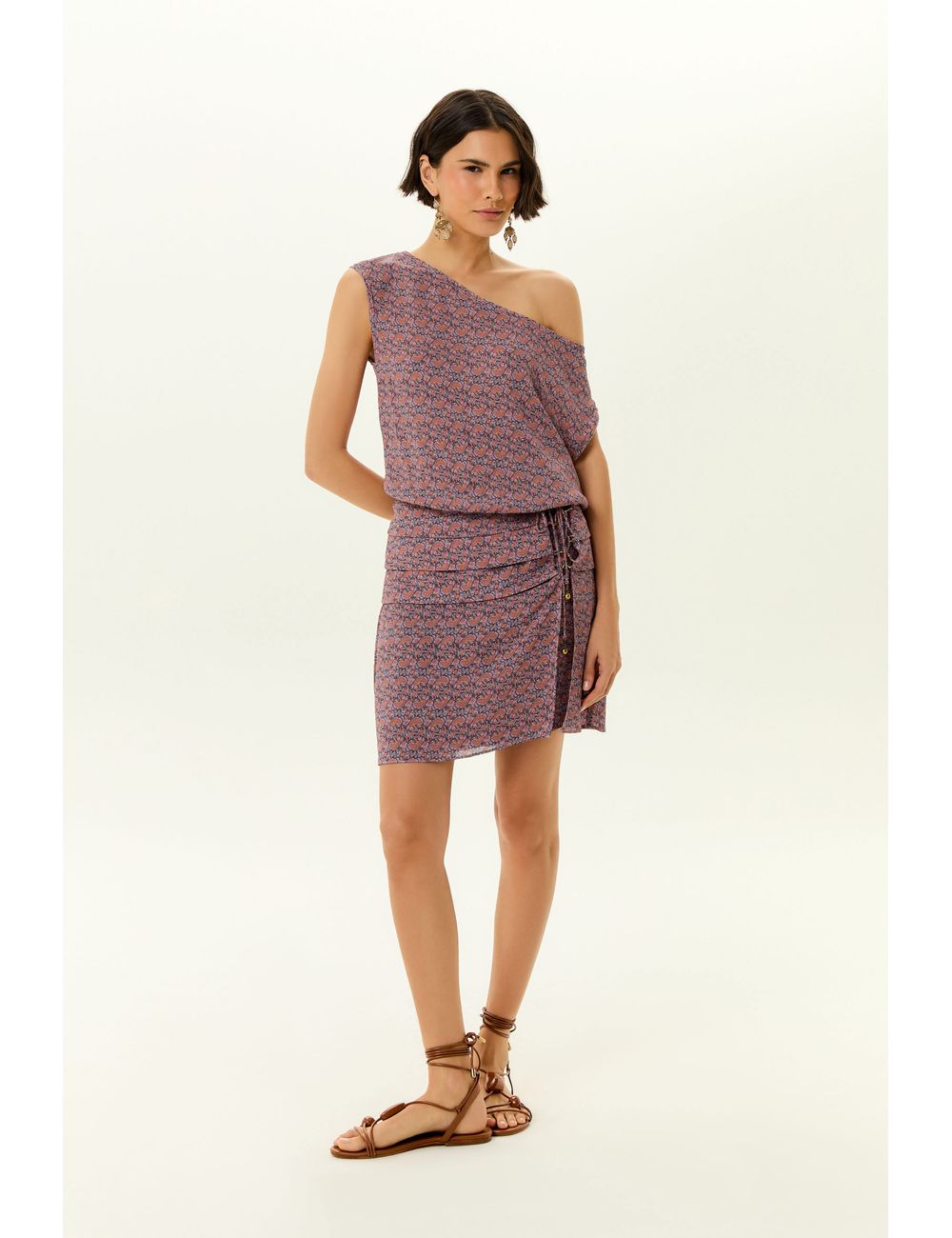 Vestido Curto Ggt Estampa Tuk