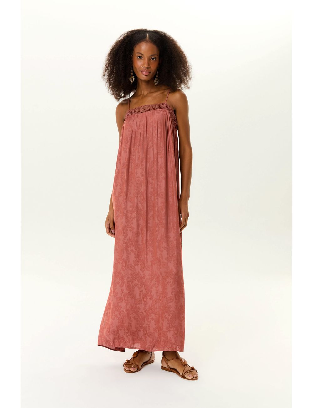 Vestido Midi Jacquard Cachemiere