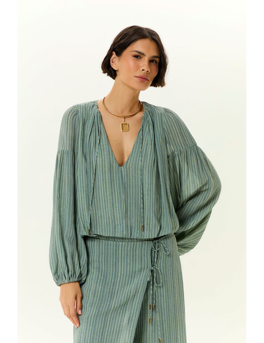 Blusa Balone Ggt Estampa Zig