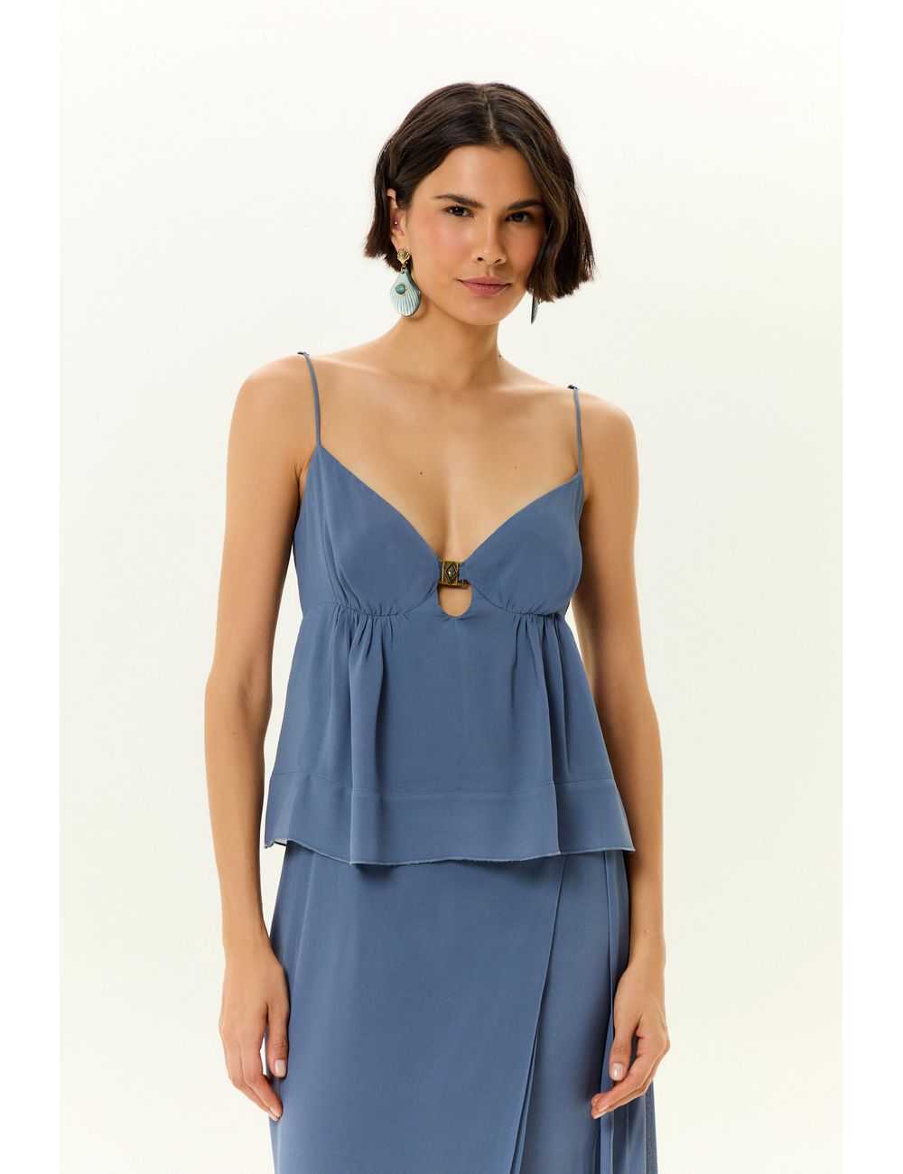 Blusa Alca Ggt Busto Metal