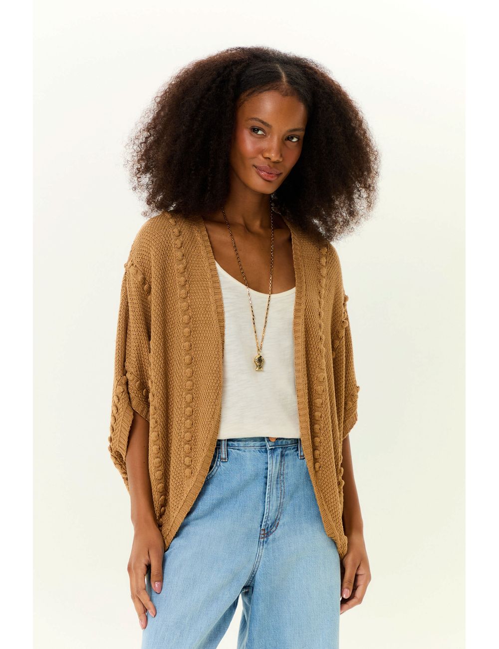 Kimono Tricot Ponto Pipoca