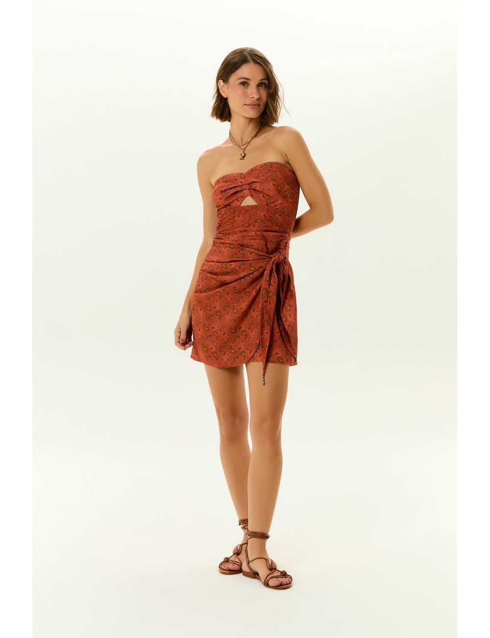 Vestido Curto Estampa Talin