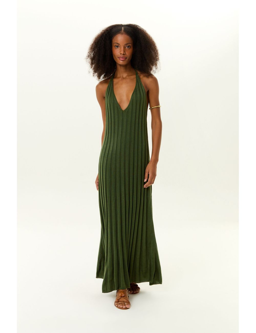 Vestido Tricot Frente Unica