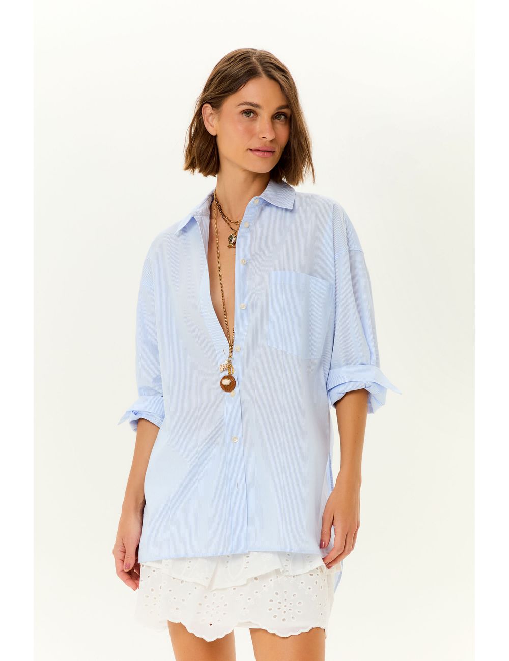 Camisa Oversize Risca