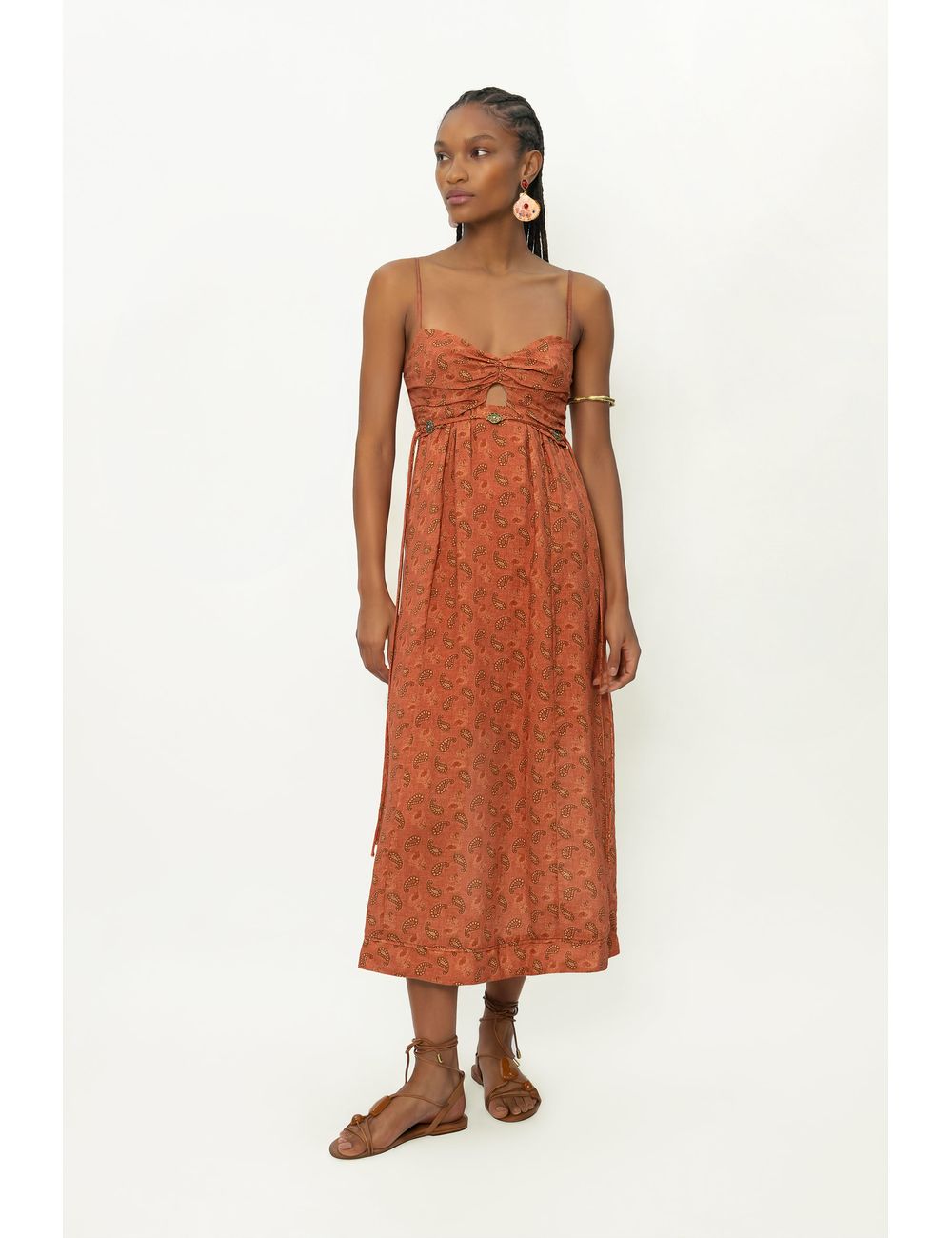 Vestido Midi Estampa Talin