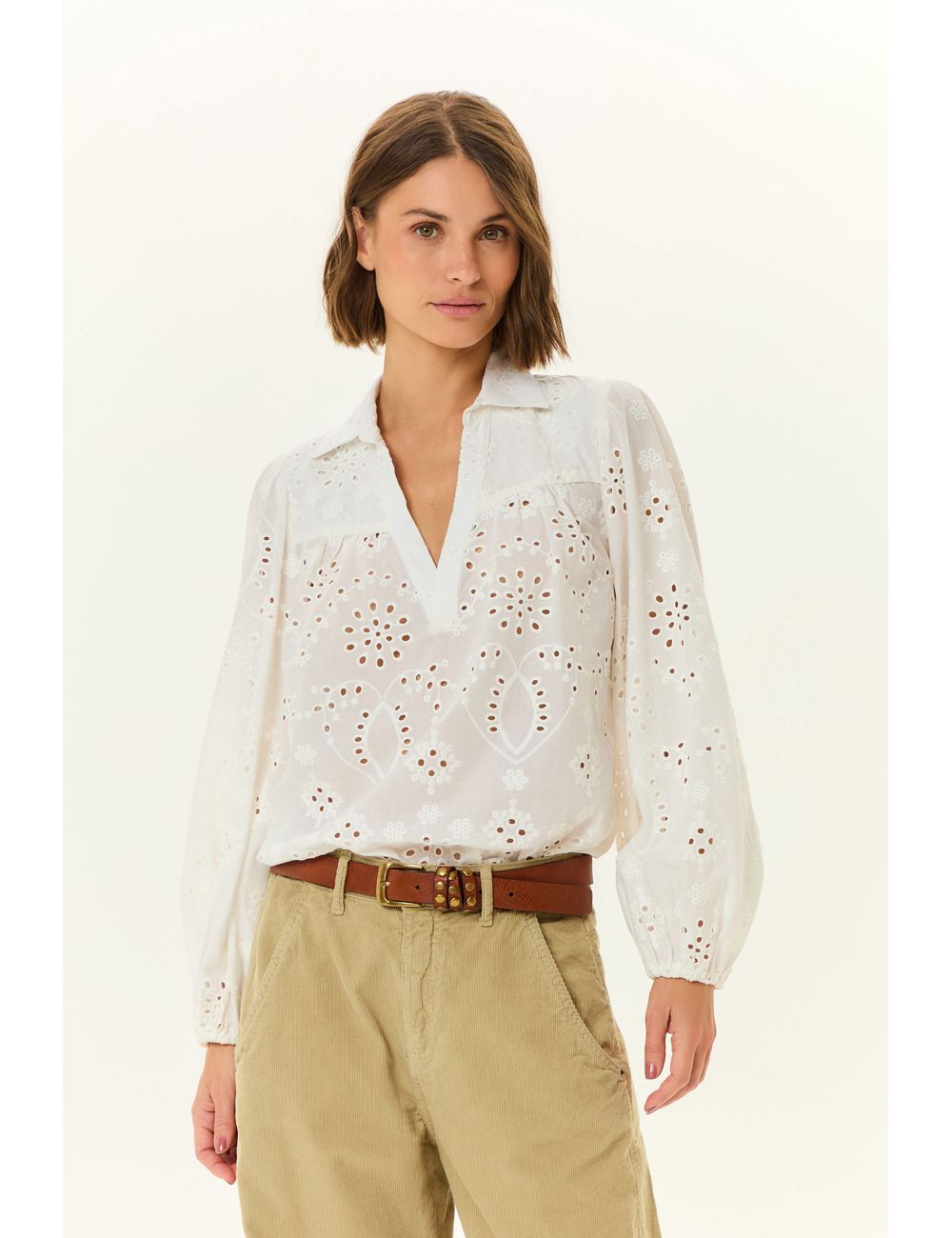 Camisa Laise Bordado Cristal