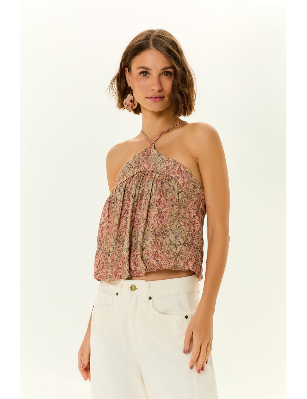 Blusa Balone Ggt Estampa Solar