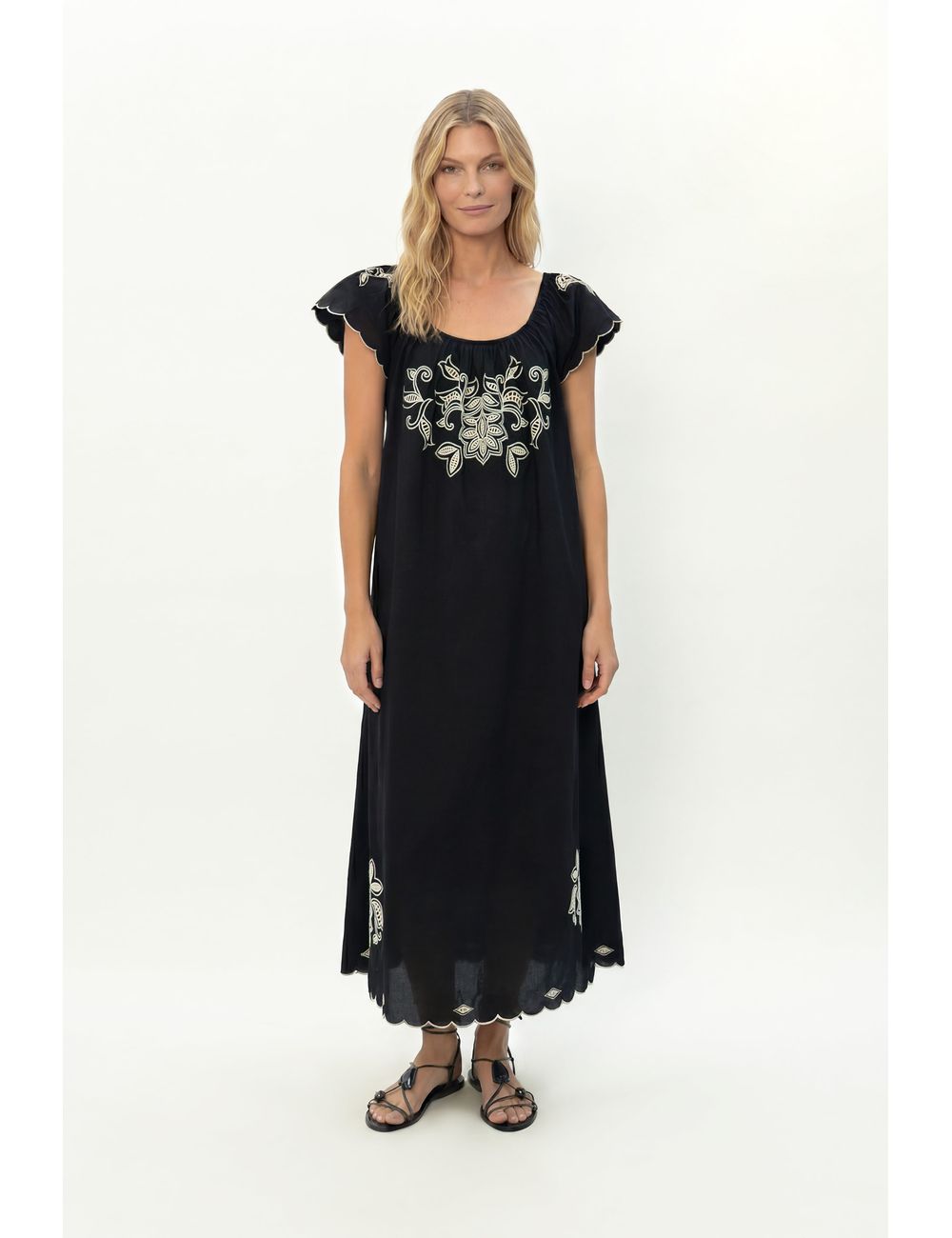 Vestido Bordado Folk