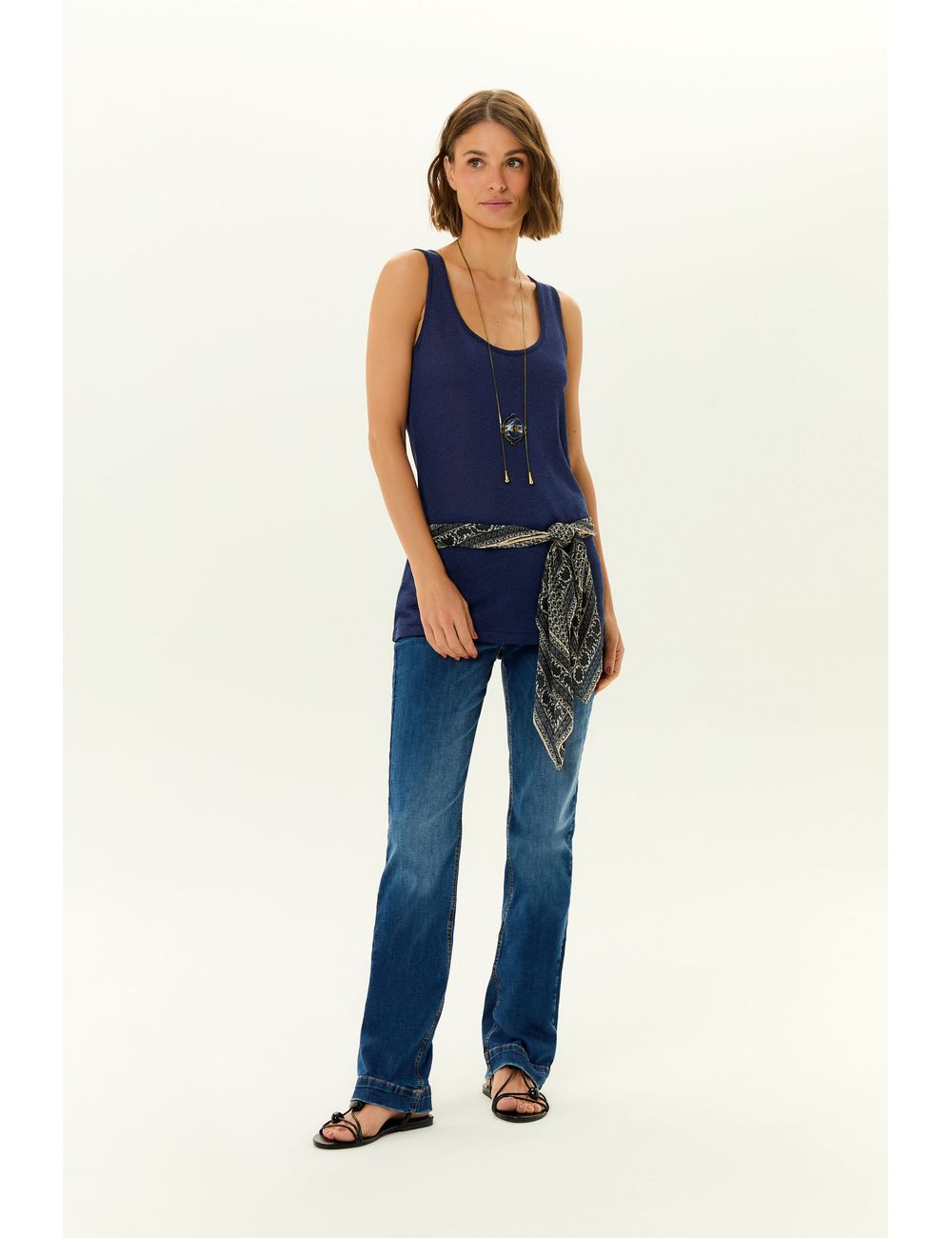 Calça Jeans Reta Used