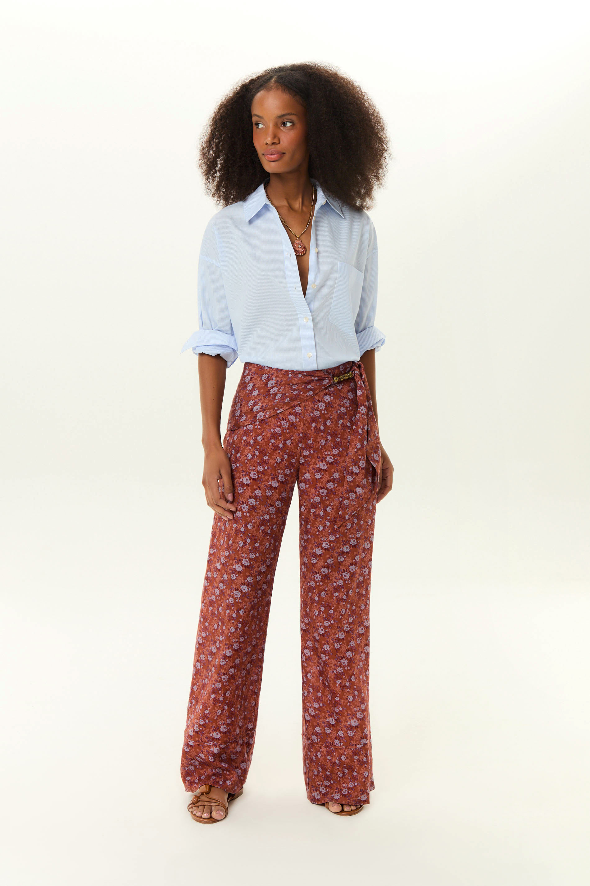 Calça Metais Estampa Roses